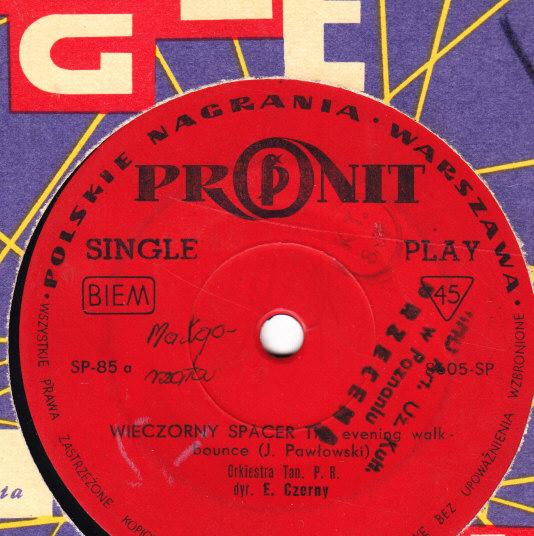 Orkiestra Tan. P. R. Czerny-Wieczorny Spacer / Powroty