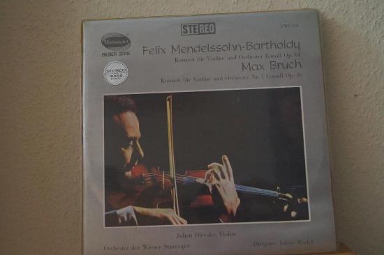 Julian Olevsky  Julius Rudel  Orchester Der Wiener Staatsoper - Felix Mendelssohn