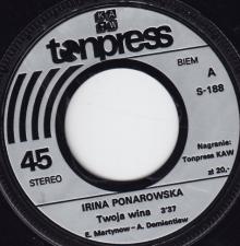 Irina Ponarowska-Twoja Wina